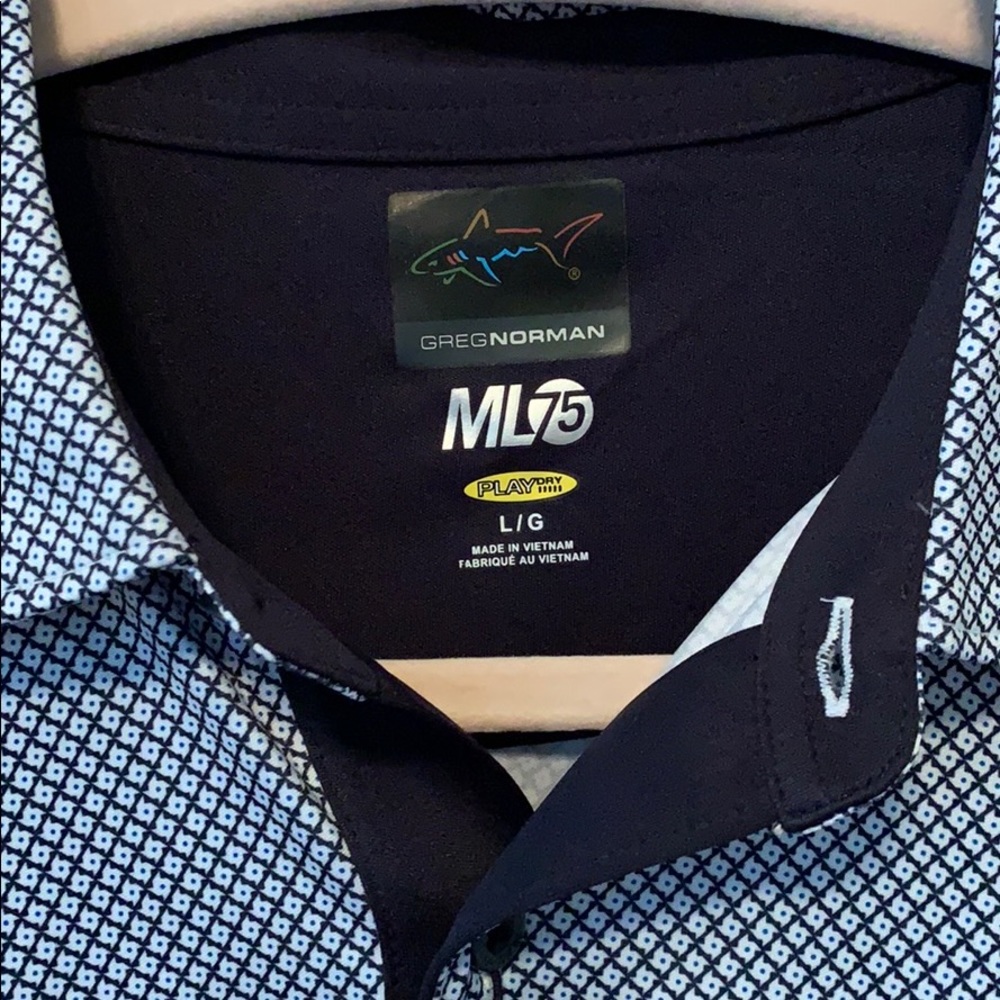Greg Norman Play Dry Foulard Print Polo